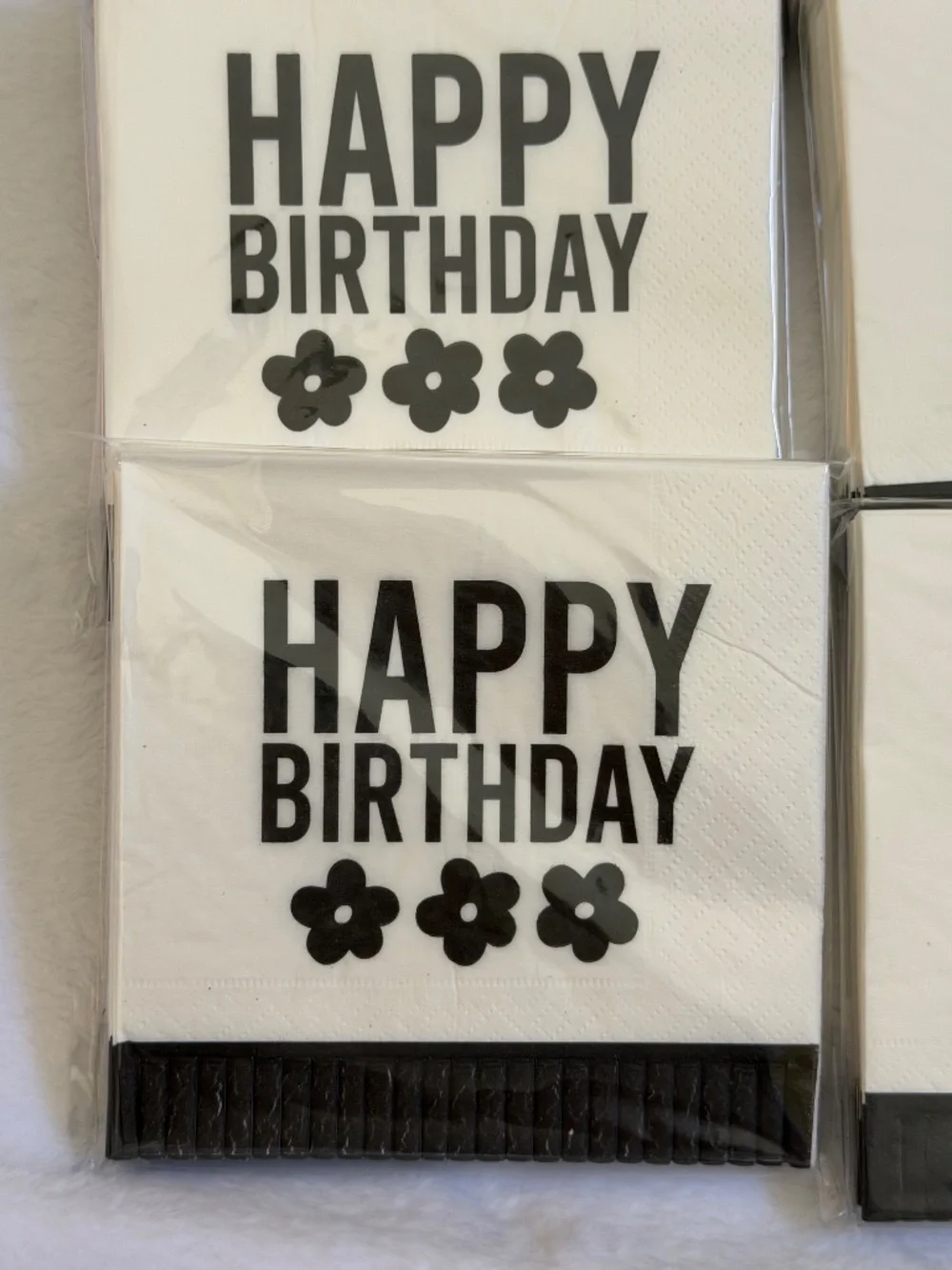 Lot of 12 Santa Barbara Design Studio Happy Birthday Napkins 240 Count Sealed 🎂